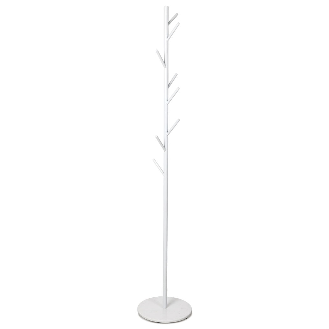 Levede Coat Rack Hat Clothes Stand Hanger White-1954803010232258560