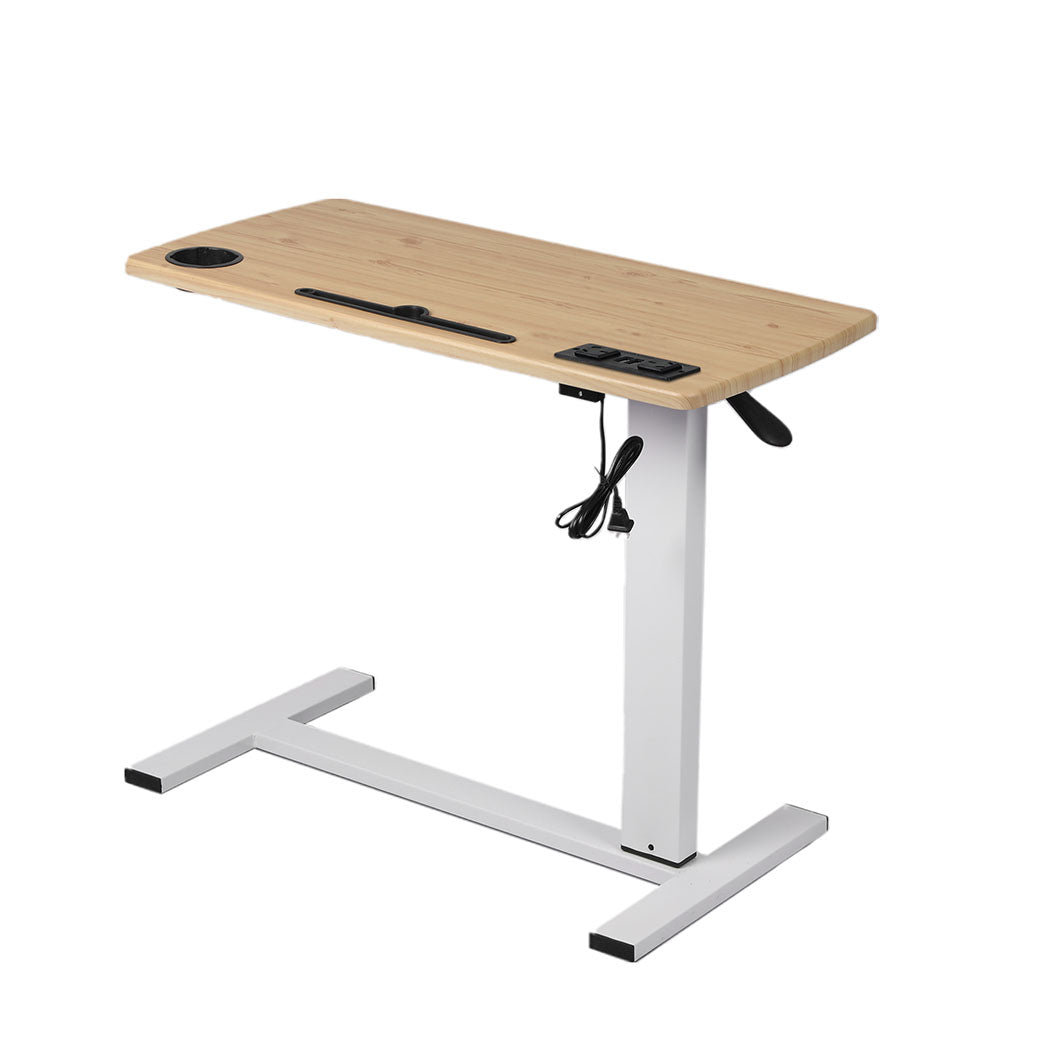 Levede Standing Desk Height Adjustable Oak-1954802680648044544