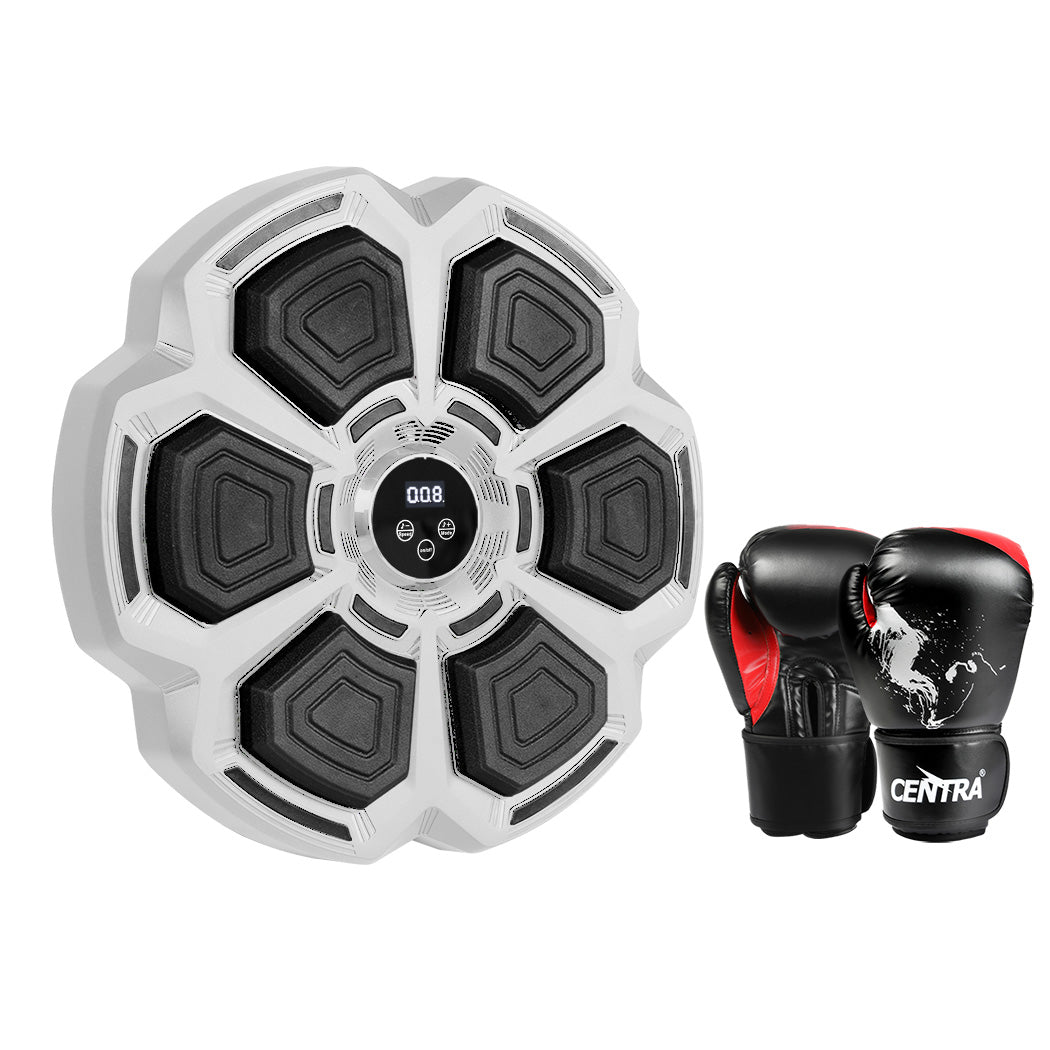 Centra Punching Box With 12OZ Boxing Glove Grey-1910112184801824768