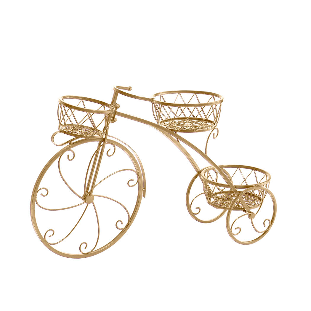 Levede Plant Stand Outdoor Indoor Metal Gold-1919892858664521728