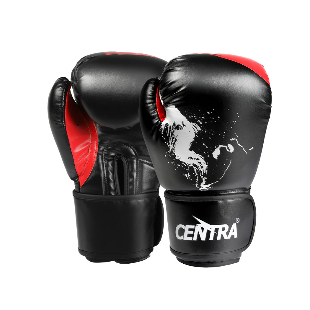 Centra Boxing Gloves PU Leather MMA Training Mitts Fight Punch Bag Sparring 8OZ-1954802365555150848