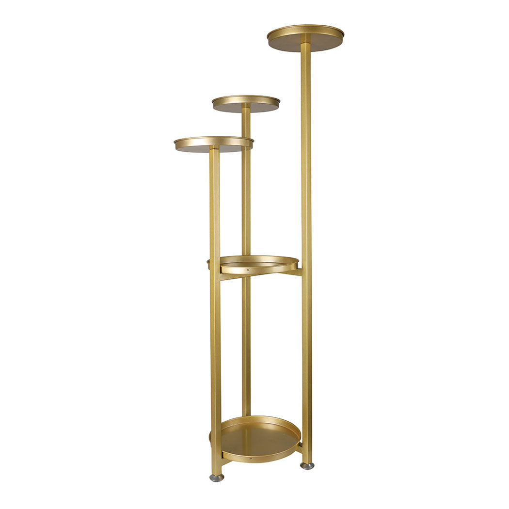 Levede Plant Stand Outdoor Indoor Flower Gold Large-1954802663170379776