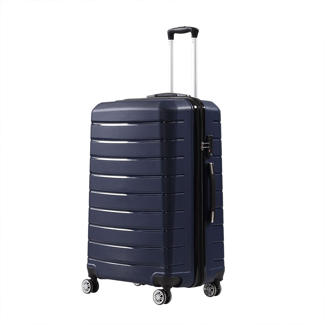 28" Travel Luggage Carry On Expandable Navy-1919892860510015488