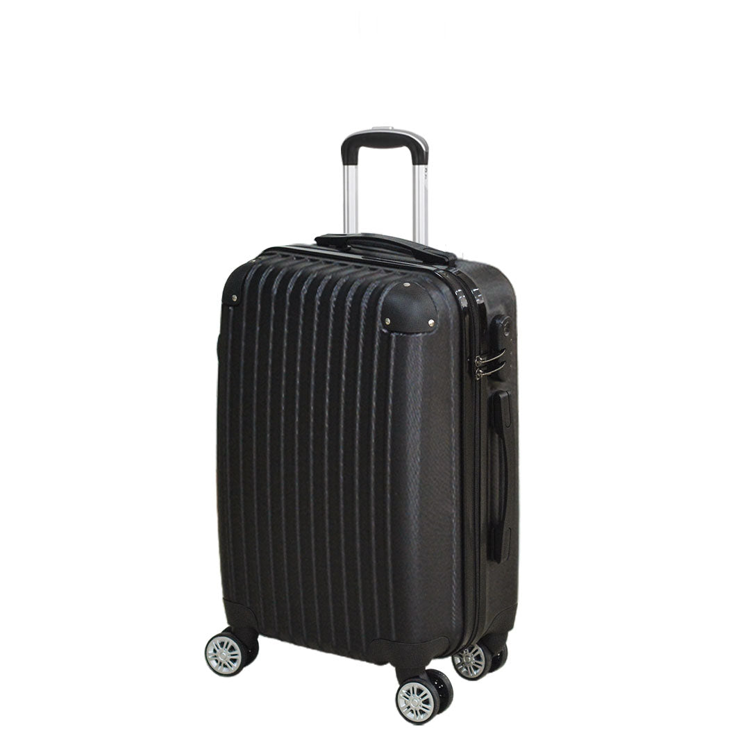 Slimbridge 28" Travel Luggage Suitcase Black-1954802639552253952
