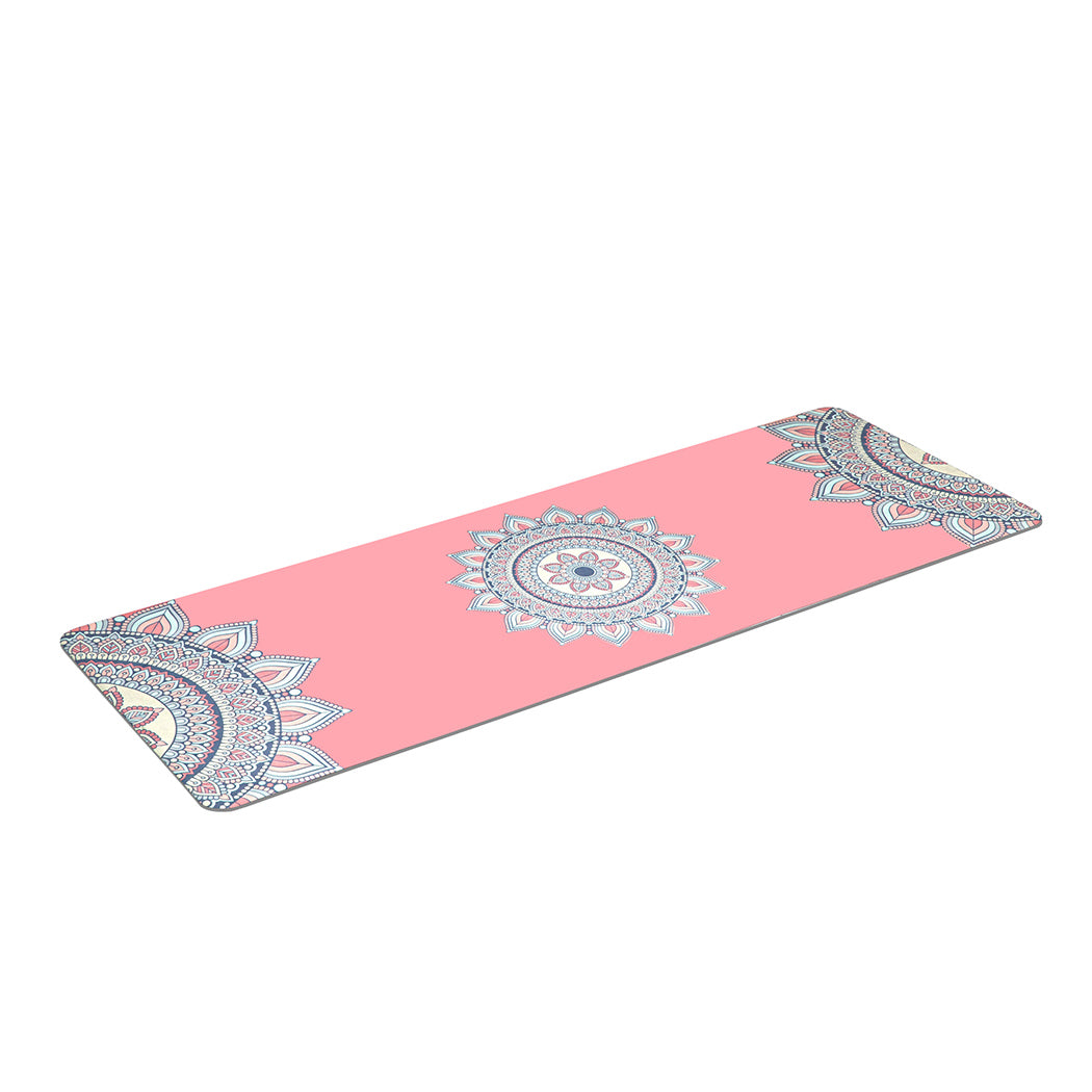 Centra Yoga Mat Foldable Non-Slip Exercise Pink-1954802335809146880