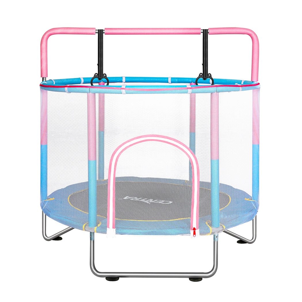 Centra 55&quot; Kids Trampoline Rebounder Pink-1910112291949514752