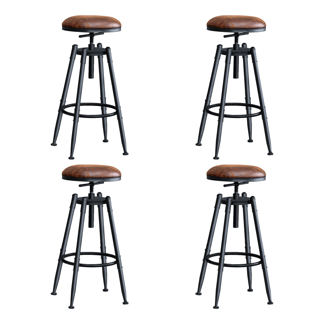 Levede 4x Bar Stools Industrial Kitchen-1954802949842669568