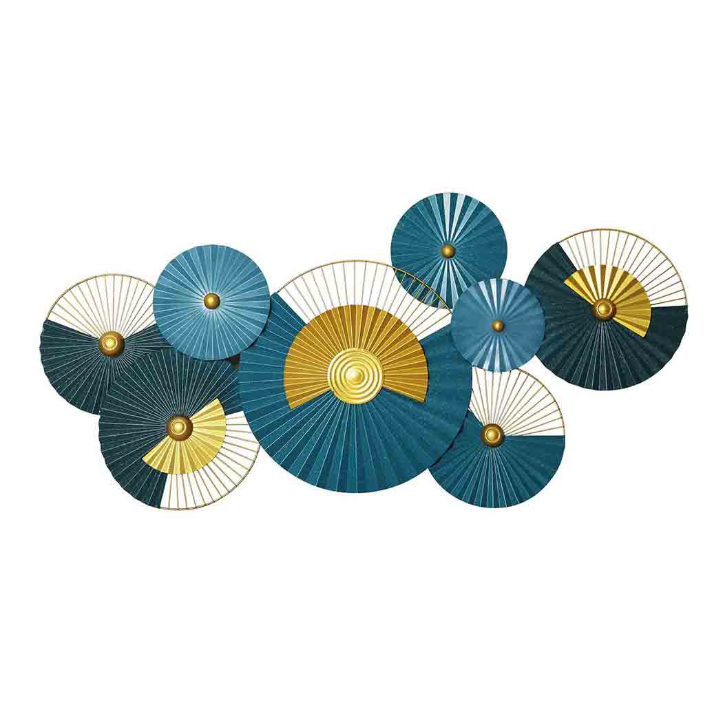 Levede Large Metal Wall Art Leaf Hanging-1910113317041606656