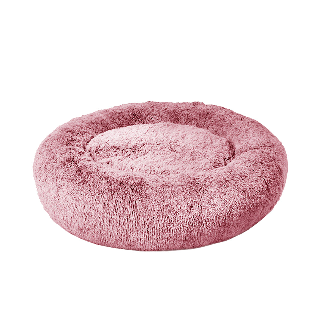 PaWz Pet Bed Memory Foam Dog Donut Pink Medium-1954802572376281088
