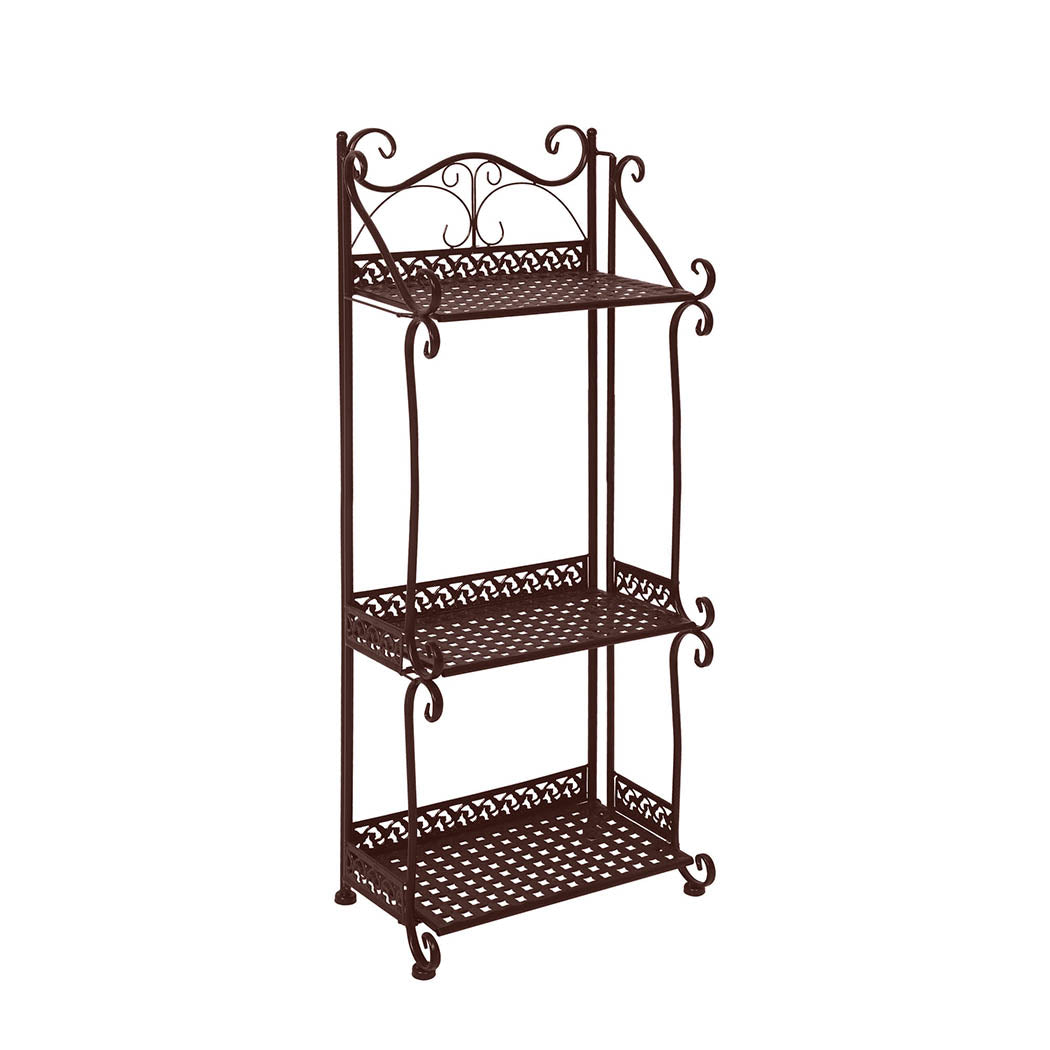 Levede Plant Stand 3 Tiers Outdoor Indoor Bronze-1910112300719804416