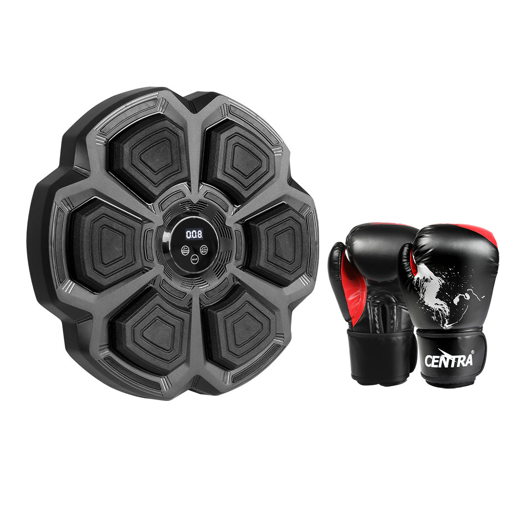 Centra Punching Box With 12OZ Boxing Glove Black-1954802363944538112