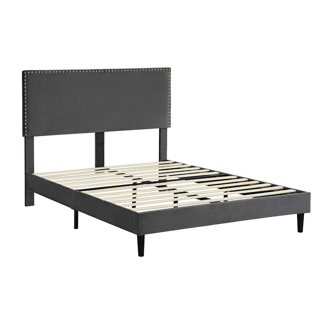Levede Bed Frame Queen Mattress Base Grey-1910113208639819776