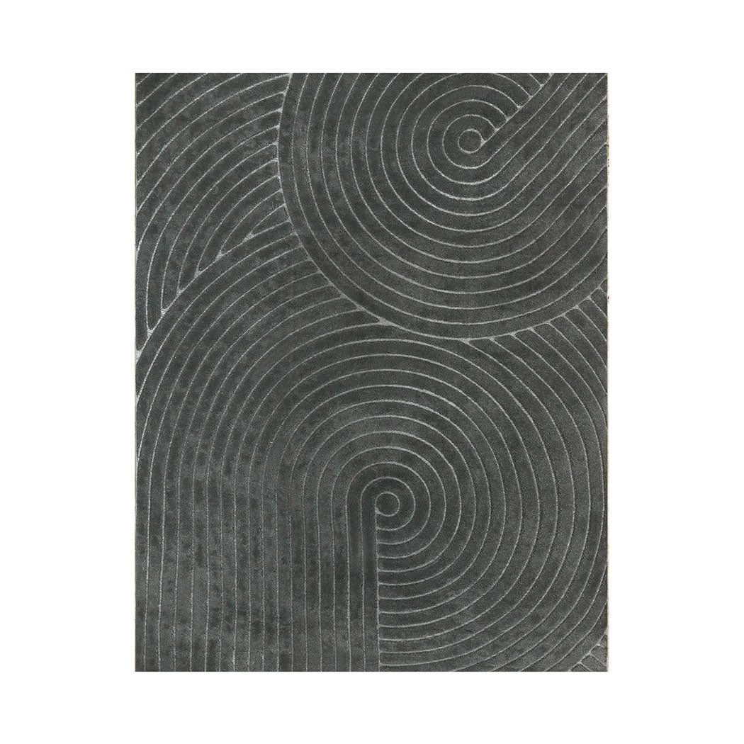 Marlow Floor Rug Soft Polyester Carpet Non Slip Plush Shaggy Rugs Geometric-1954802391559835648