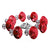 10 Pcs 40mm Red Diamond Shape Glass-1910113023985586176