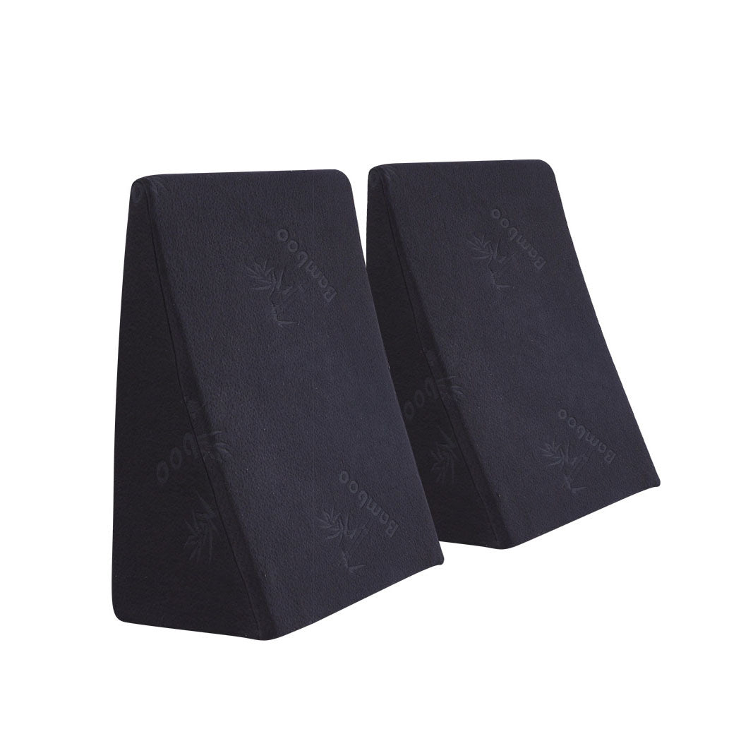 Cool Gel Memory Foam Bed Wedge Pillow-1910112236651810816