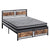 Metal Bed Frame Mattress Base Set Wood Queen-1954802936362176512