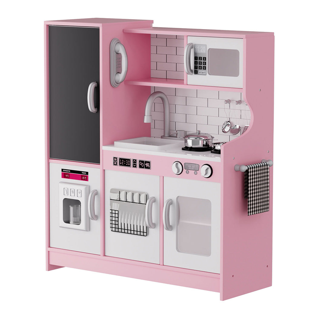 Bopeep Kids Kitchen Set Wooden Pretend Play Cooking Toy-1954802473877245952