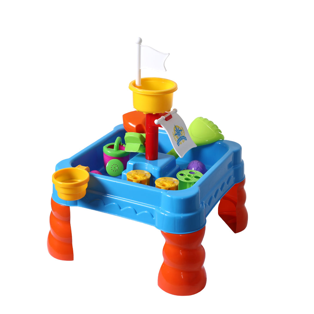 21pc Kids Sand Water Activity Play Table-1954802622645014528