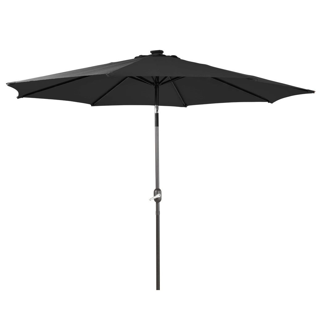 Mountview Outdoor Patio Aluminum Tiltable Charcoal-1919892853283229696