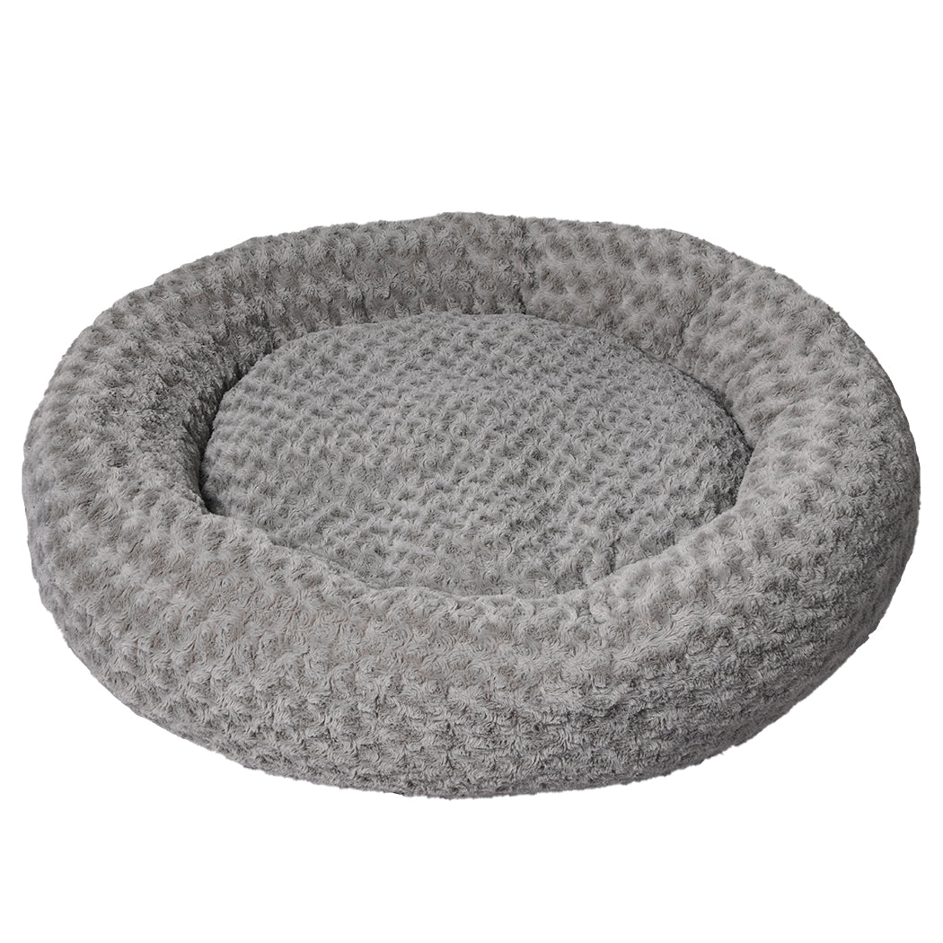 PaWz Calming Dog Bed Warm Soft Plush XL Grey X-Large-1910112468248694784