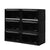 Stacked Shoe Box Acrylic Sneaker Display 6PC Black-1954802597328195584