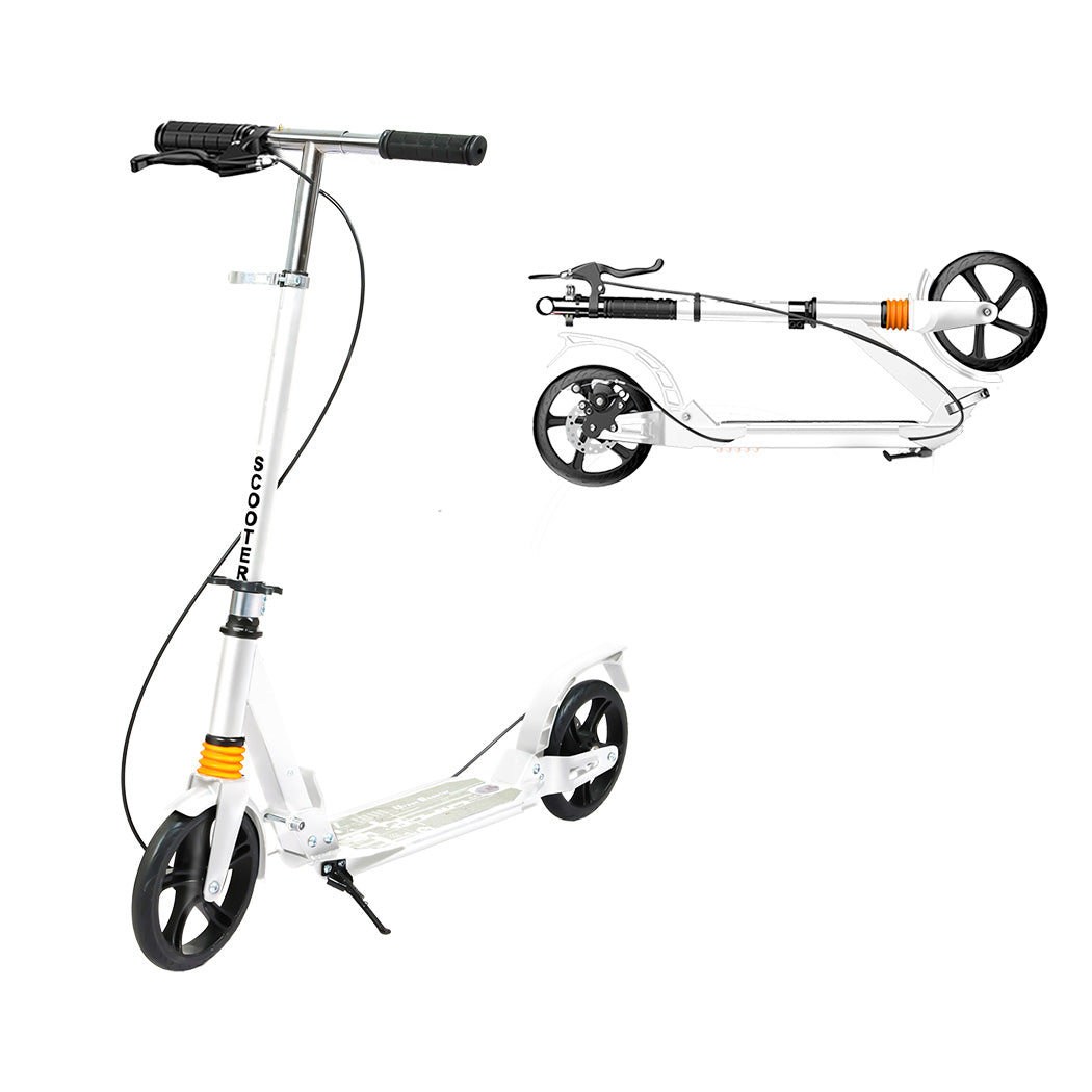MONVELO Adult Commuter Foldable Scooter White-1954802392407085056