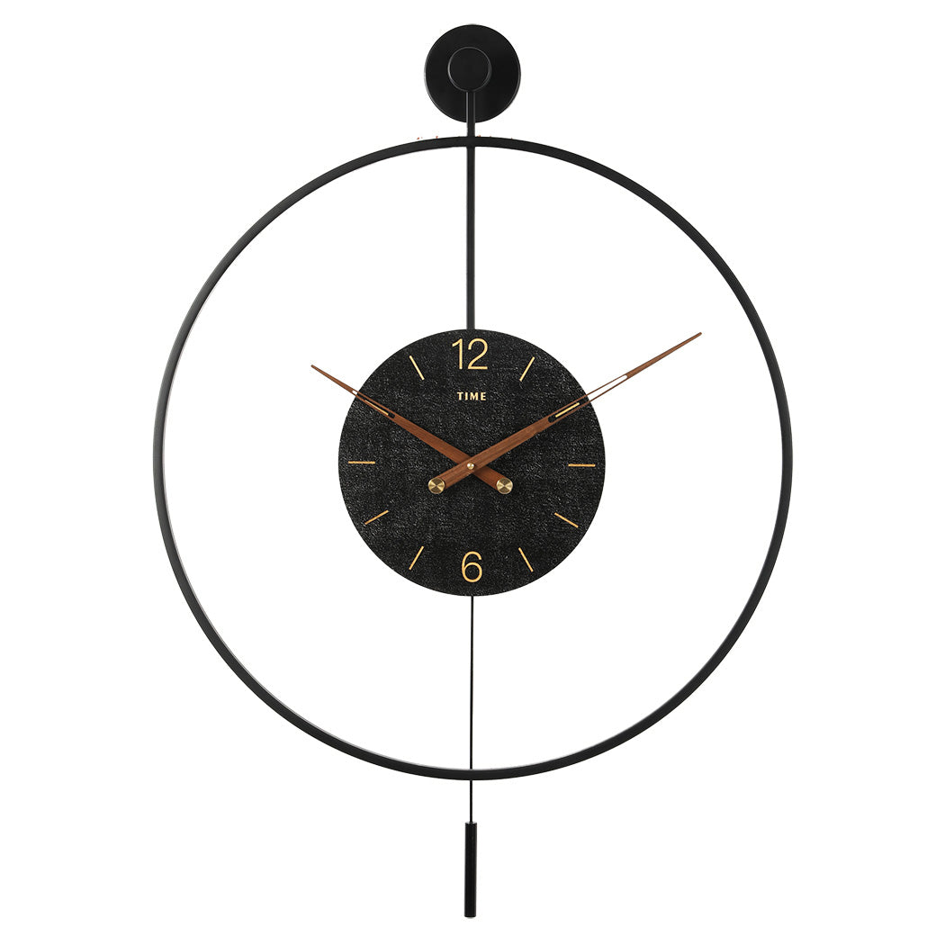 Yezi Wall Clock 50cm Large Round Modern Home Decoration-1954802444986880000