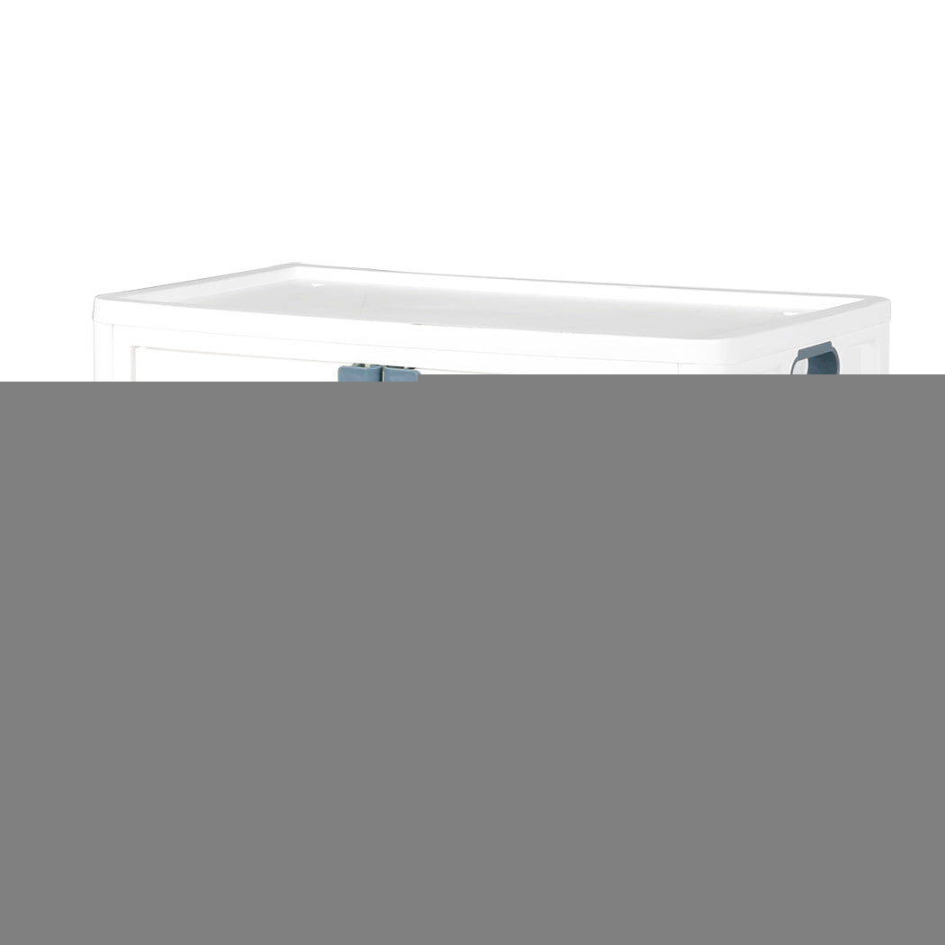 Storage Containers Lid Stackable 85L Blue-1954802601396670464