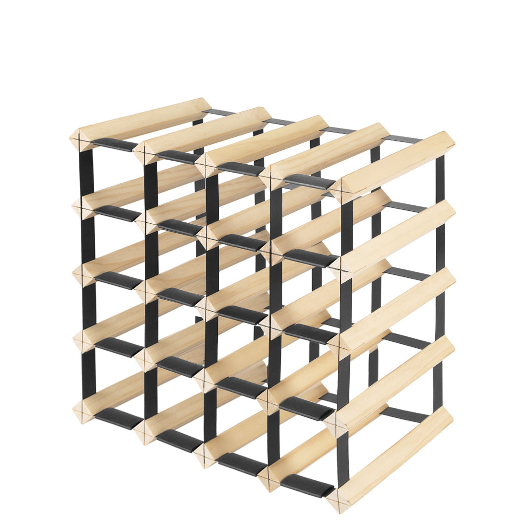 Levede Timber Wine Storage Rack Wooden 20 Bottle-1919892822094385152