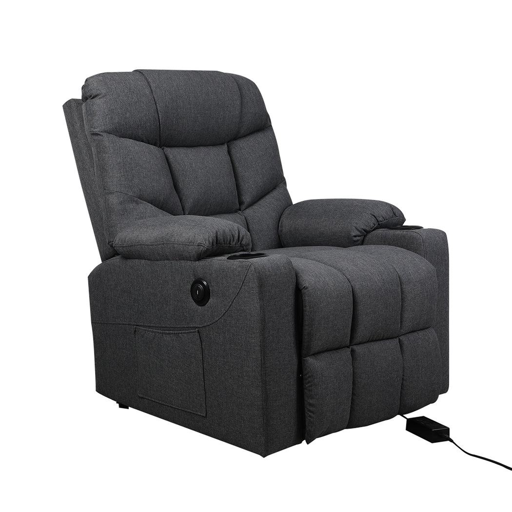 Levede Recliner Chair Electric Lift Grey-1954802888878460928