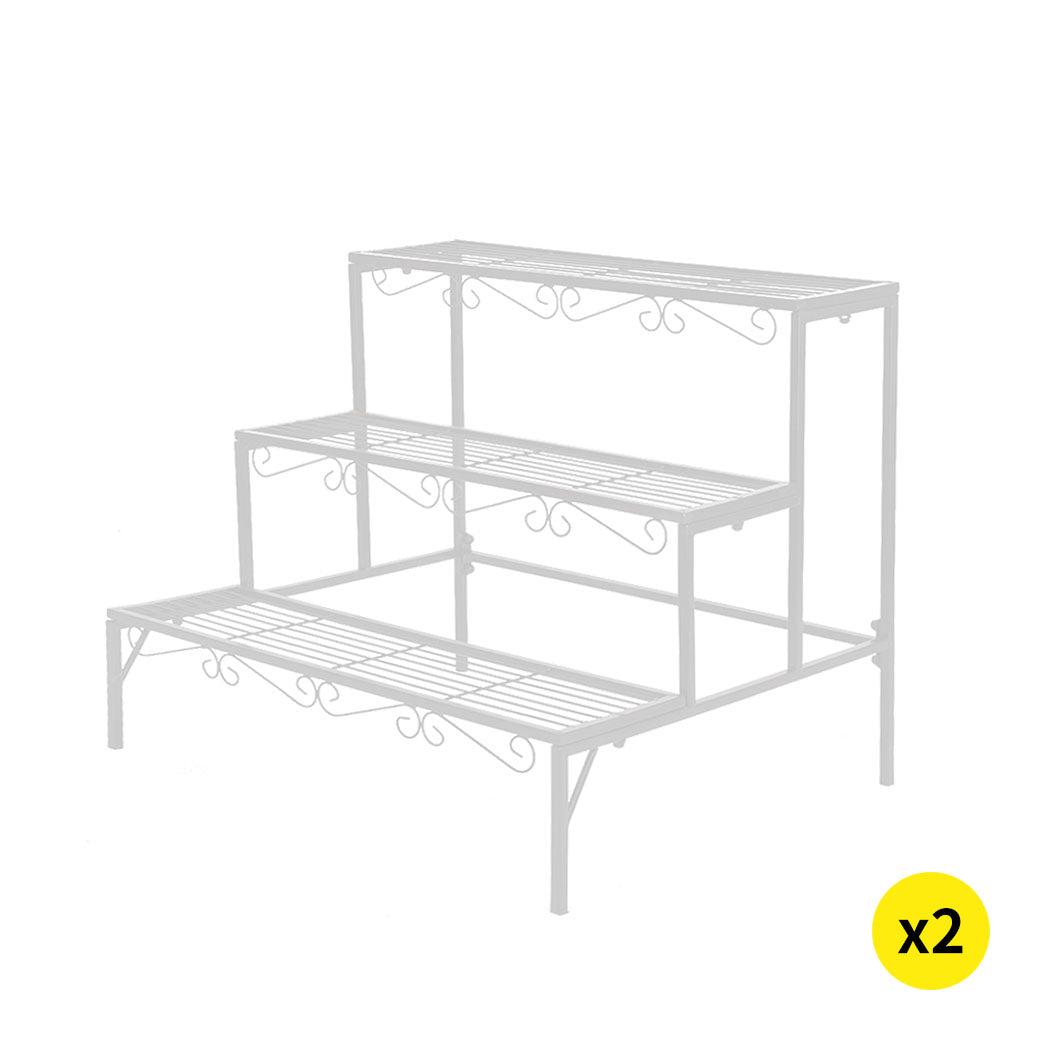 Levede Plant Stands Outdoor Indoor Metal-1954802658917355520