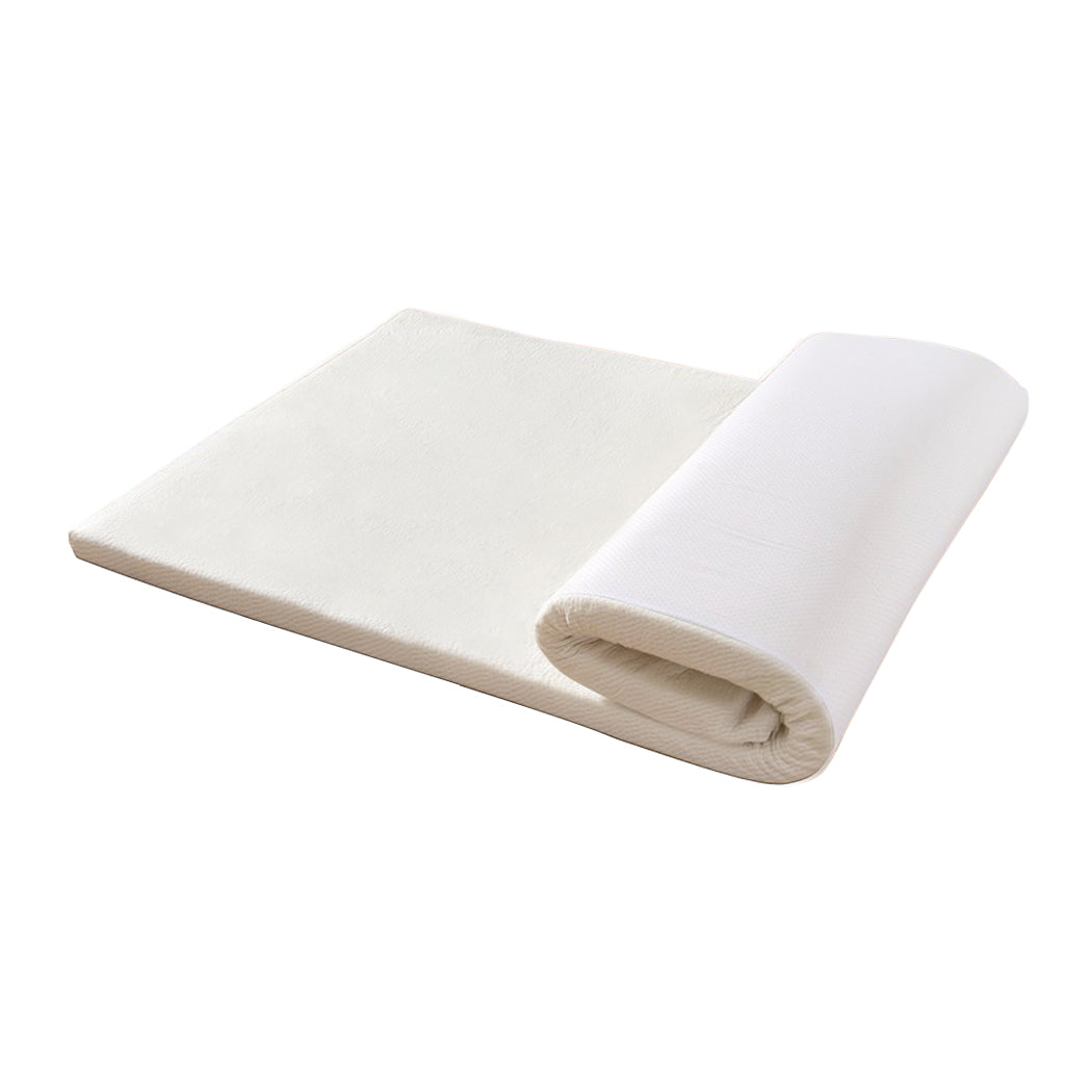 DreamZ 7cm Memory Foam Bed Mattress King Single-1910113030646140928
