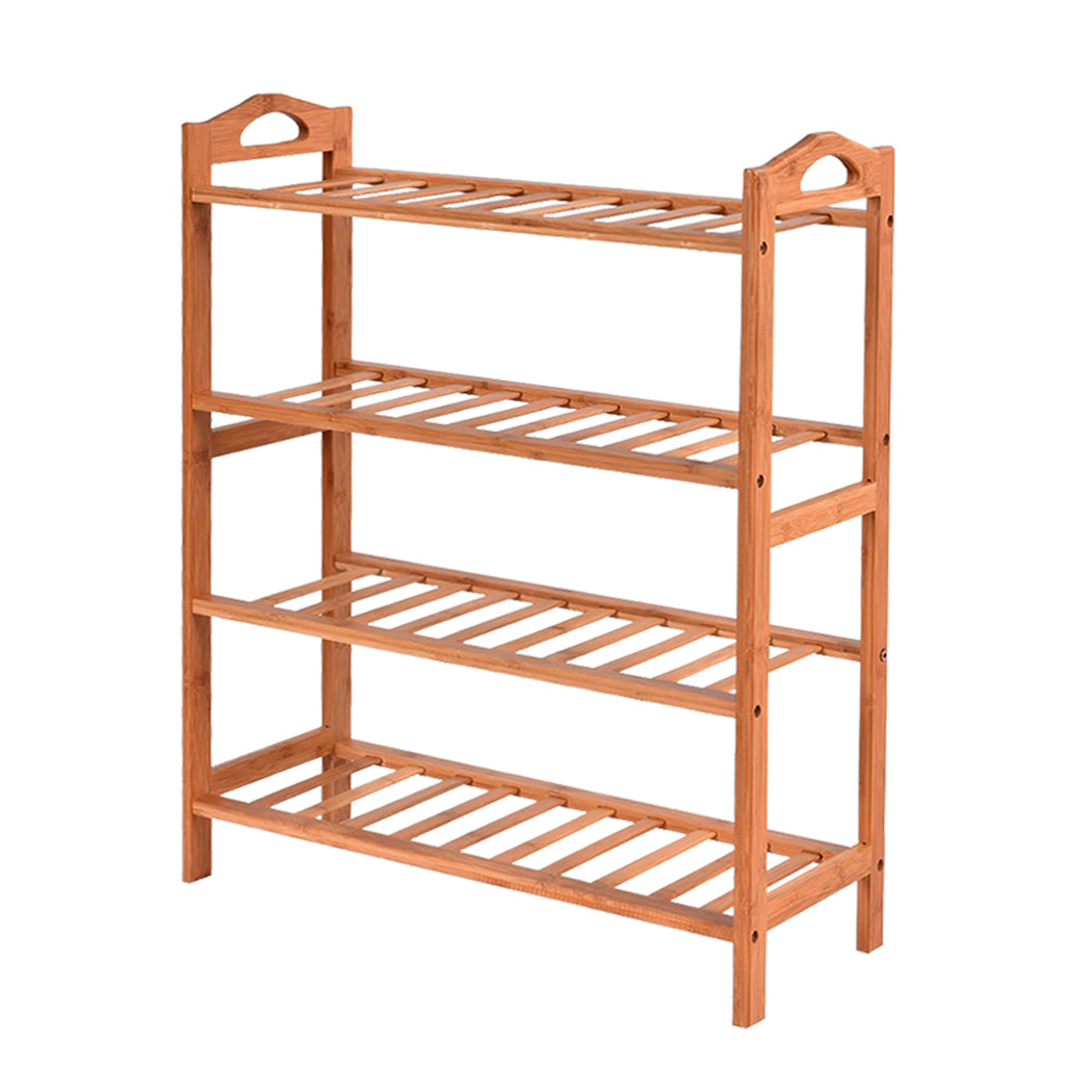 Levede Bamboo Shoe Rack Storage Wooden-1954802687648337920