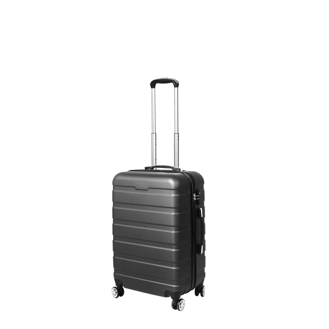 Slimbridge 20" Carry On Luggage Case Grey 20 inch-1954802812454047744
