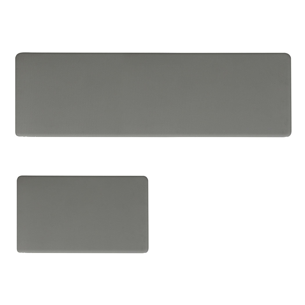 Marlow Kitchen Rug 2PCS Non Slip Anti Fatigue Mat Grey-1954802461264973824