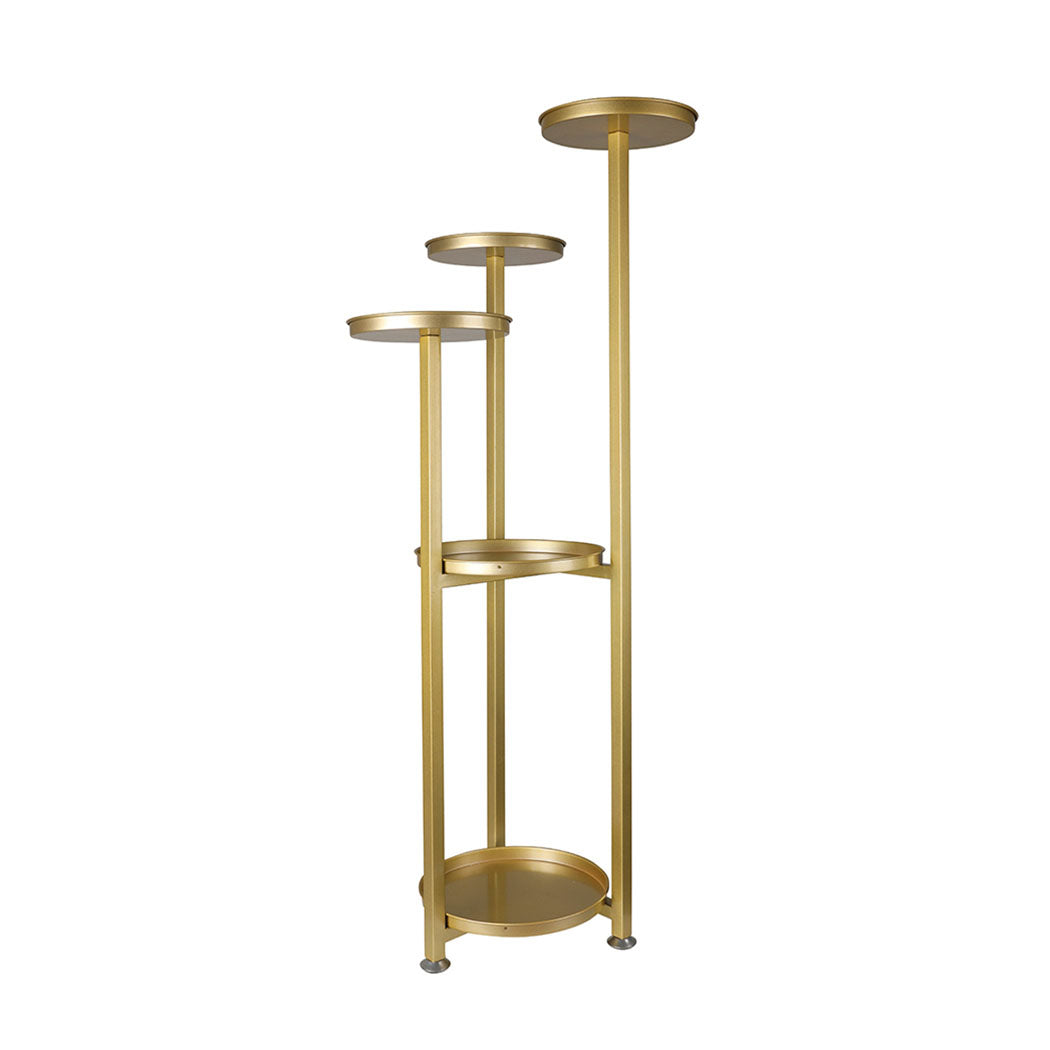 Levede Plant Stand Outdoor Indoor Flower Gold Medium-1954802663535284224
