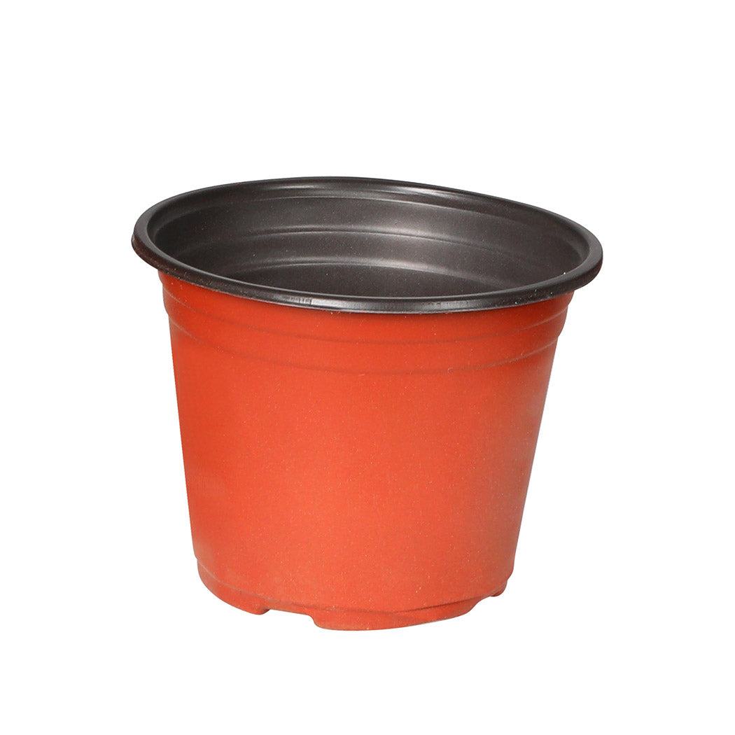 Lambu 100x Plastic Plant Pots Bulk Flowers Medium-1910112308068225024