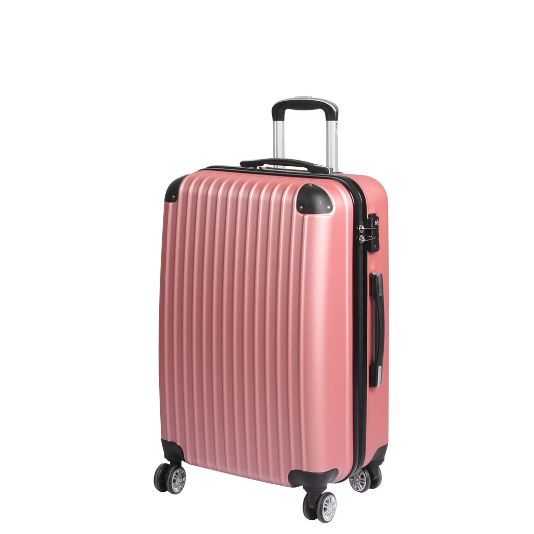 Slimbridge 28" Travel Luggage Suitcase Rose Gold-1954802640160428032