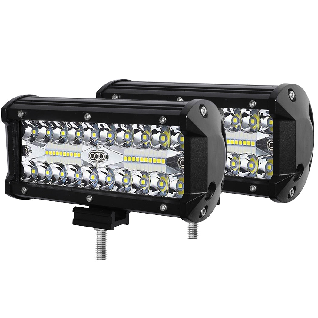 2x 6inch LED Light Bar Work Flood Spot 120W-1910112859258490880