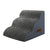 Pawz 3 Steps Pet Stairs Dog Ramp High Density Foam Grey-1954802479782825984
