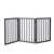 Wooden Pet Gate Dog Fence Retractable Grey 2000x 3MM-1910112967819661312