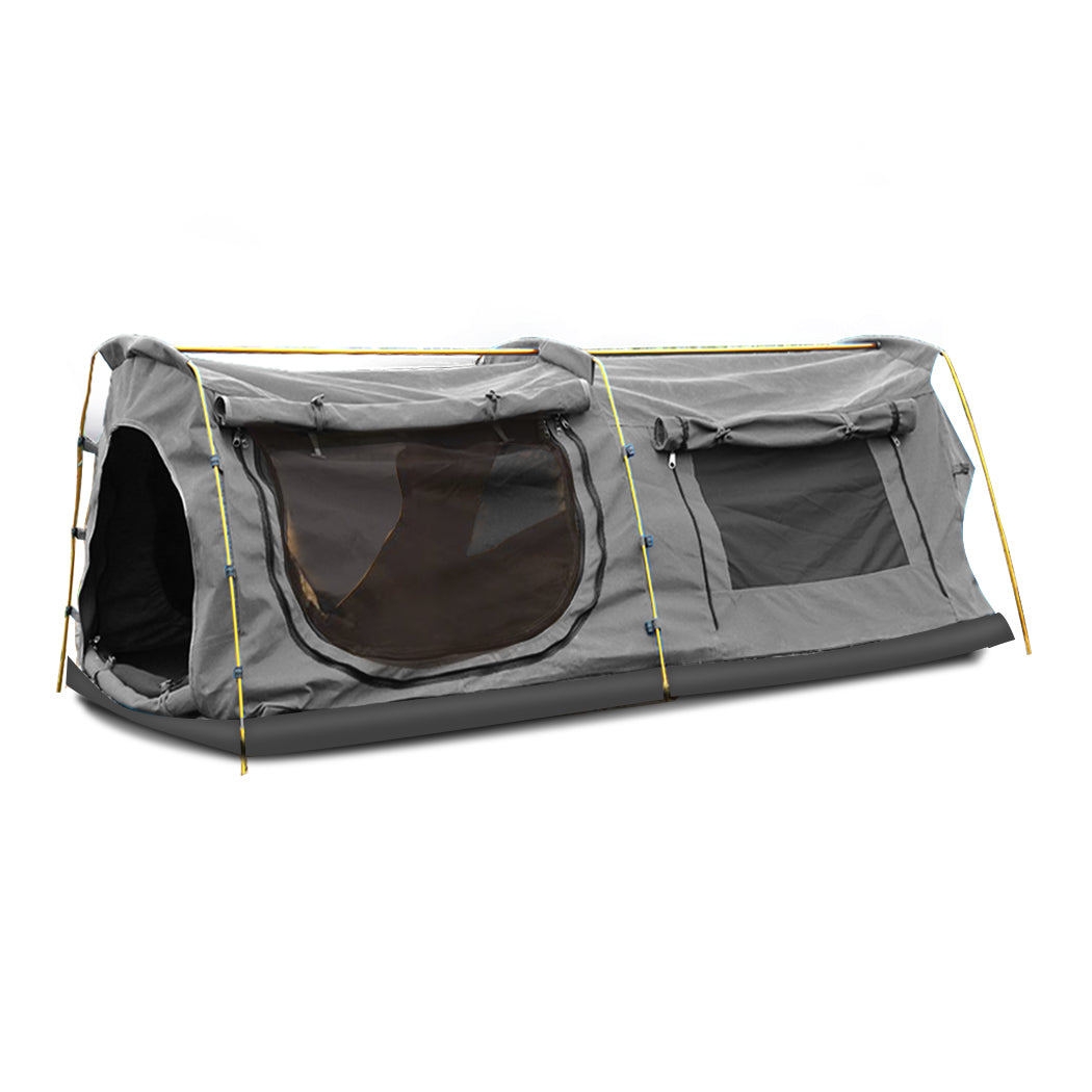 Mountview King Single Swag Camping Swags Grey-1954802648423206912