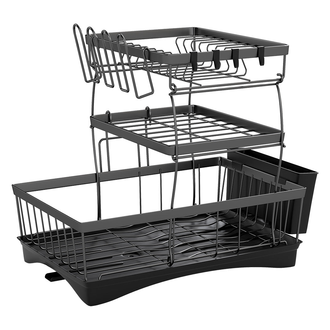 Toque Dish Drying Rack Plate Drainer Cup Holder-1973193546307604480
