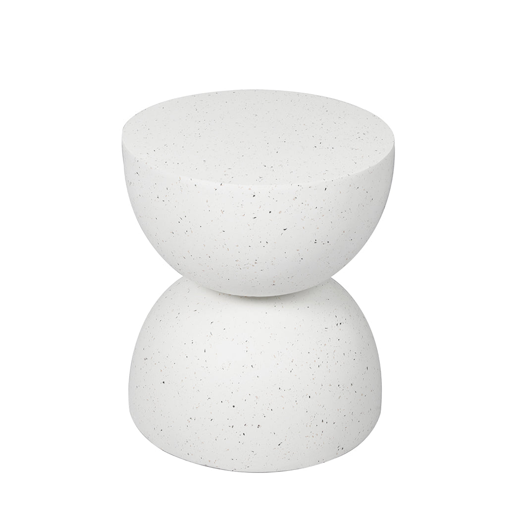 Levede Side Table Terrazzo Coffee Tables Beige-1954802989000691712
