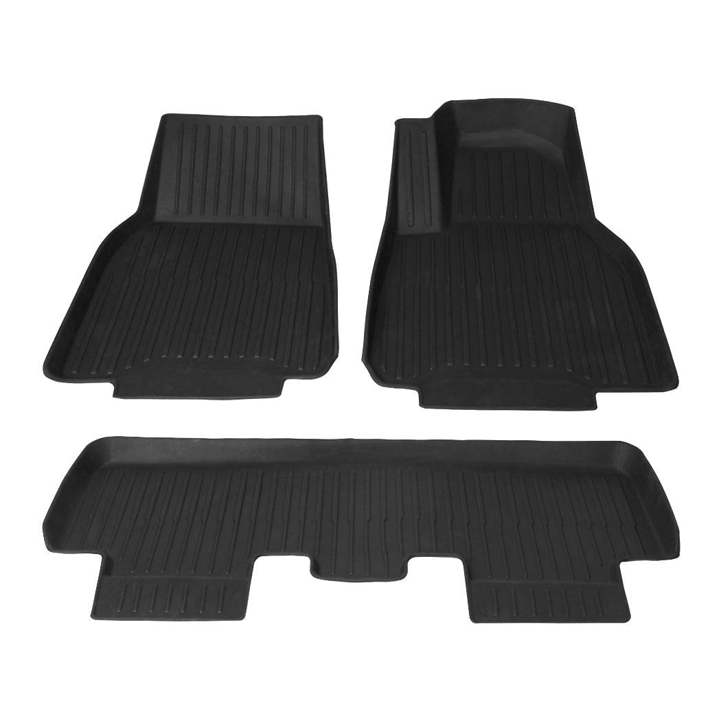 Tesla Model Y Floor Mats 3D Car Carpets-1910113259957129216
