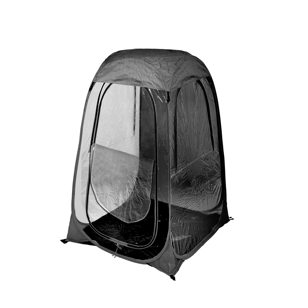 2x Mountview Pop Up Tent Camping Weather Black-1954802642677010432