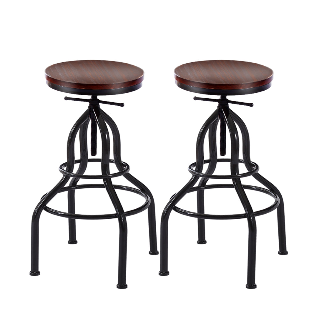Levede Bar Stool Kitche0n Wooden Leather-1910113237425328128