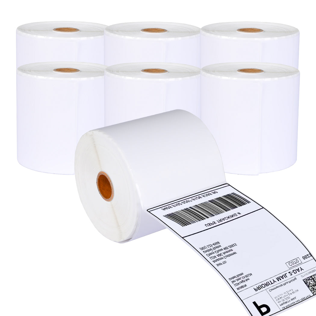 6 Rolls Direct Thermal Labels Barcode-1954802605498699776