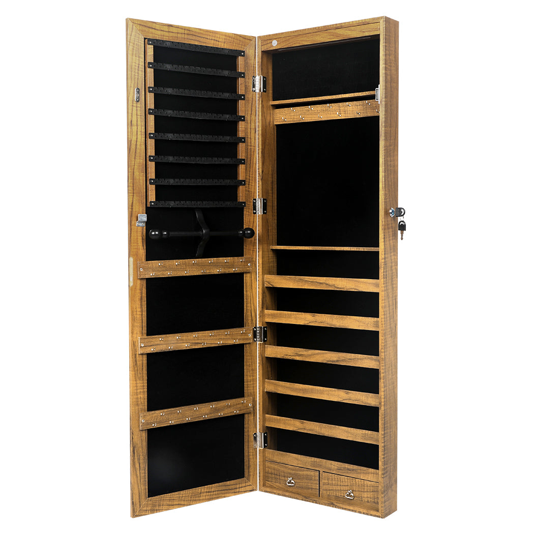 Levede Mirror Jewellery Cabinet Makeup-1919892902050402304
