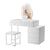 Levede Dressing Table Stool Set with Mirror Led-1917016716165124096